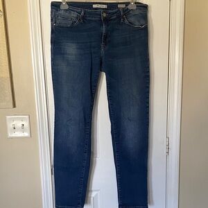 Mavi Women's Dark Blue Skinny Jeans Size 14